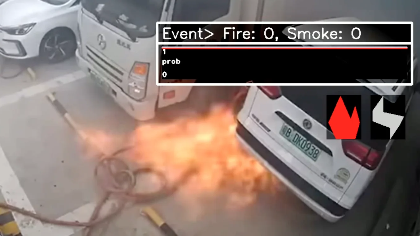 주차장 화재감지